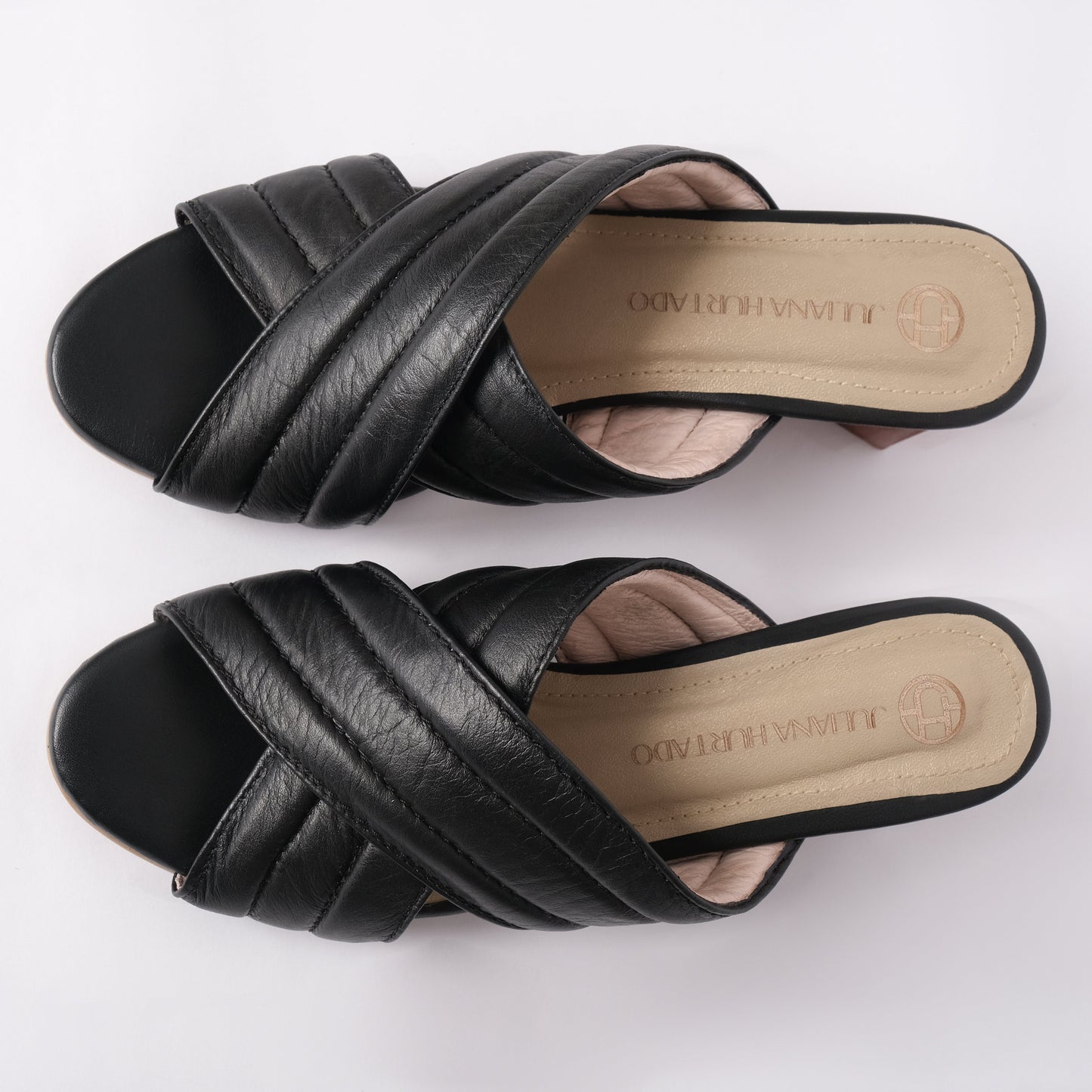 Tacones Cross Net Negro